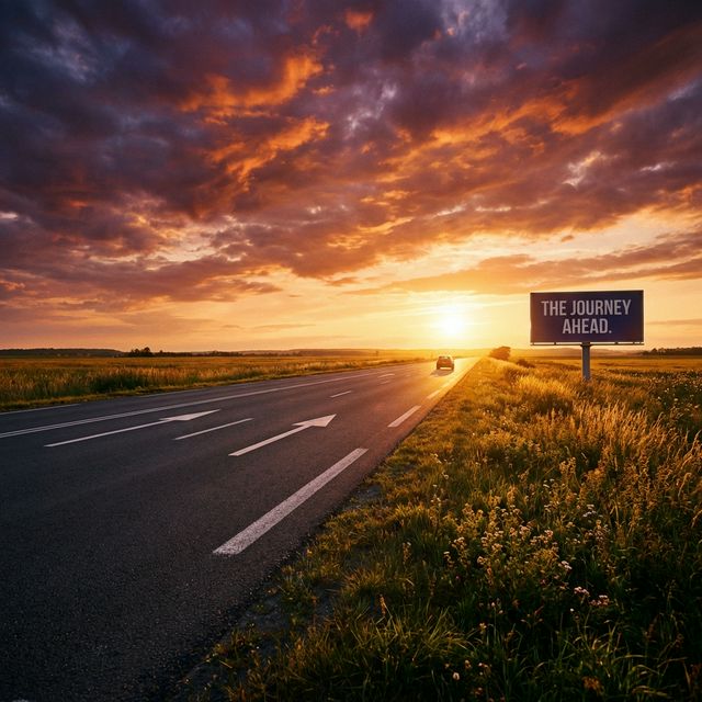 Road to the horizon